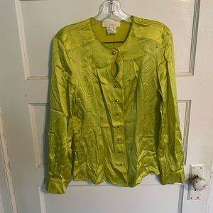 3 silk Escada blouses bundle